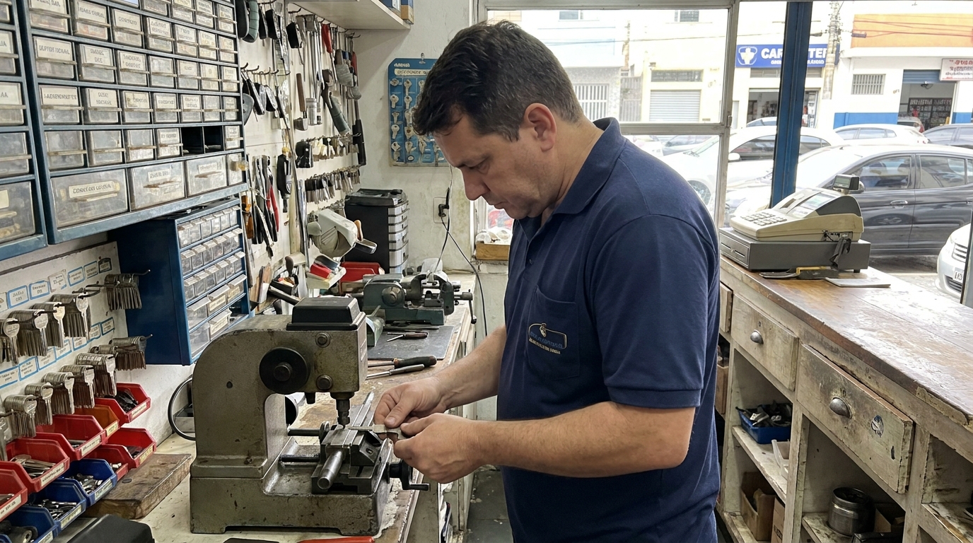 Confecção de Chave Automotiva profissional em Aparecida de Goiânia‑GO