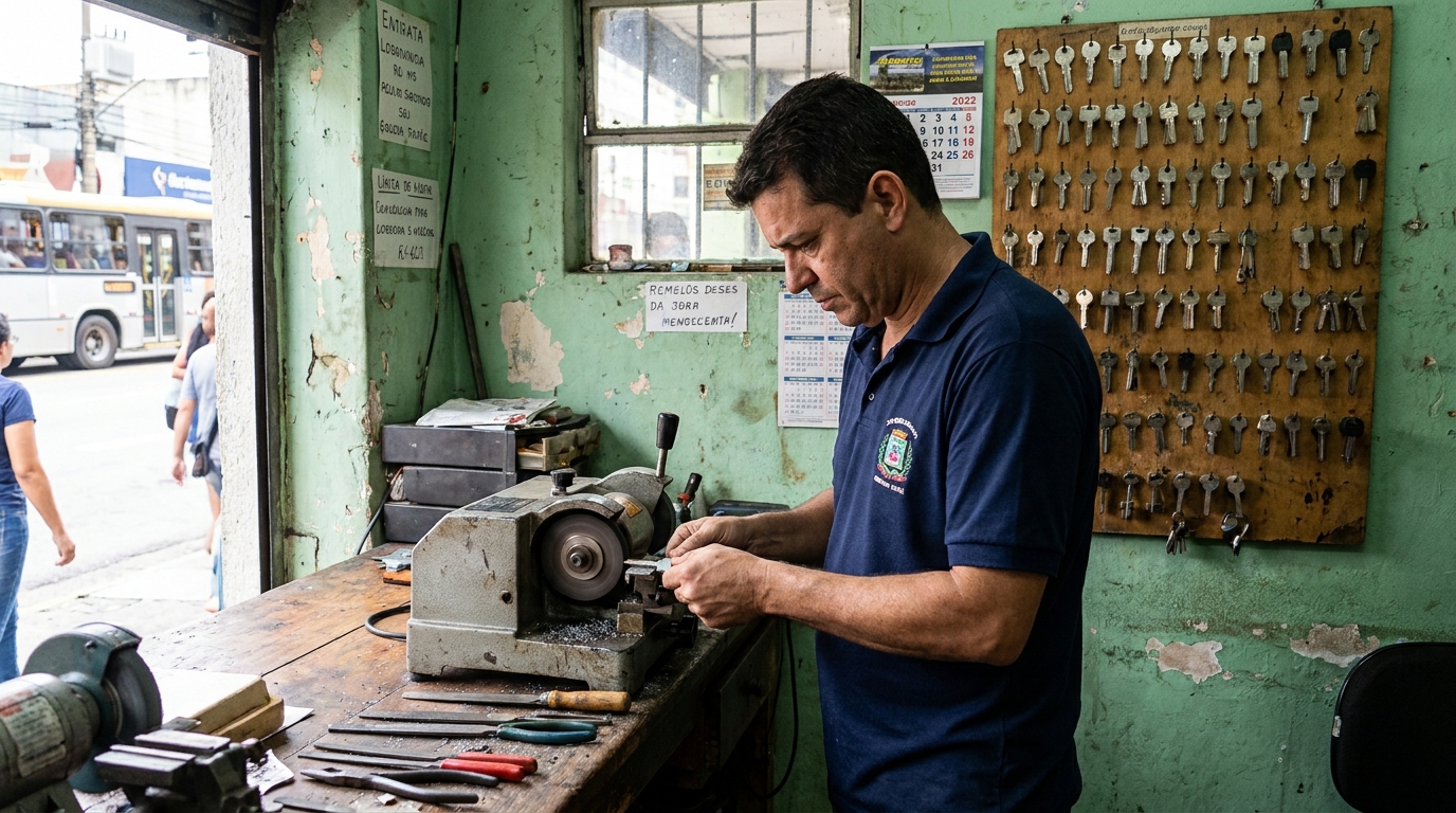 Cópia de Chave Residencial profissional em Aparecida de Goiânia‑GO